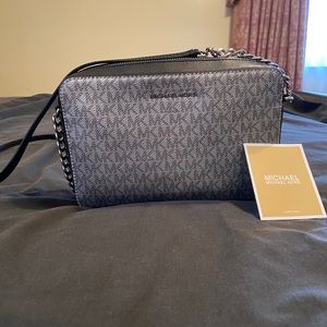 Silver Michael kors bag